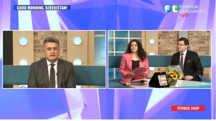  Adem Arıcı | Özbekistan Devlet Televizyonu Good Morning Programı