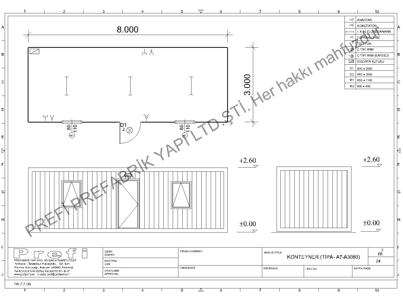 Konteyner Ofis Tip A