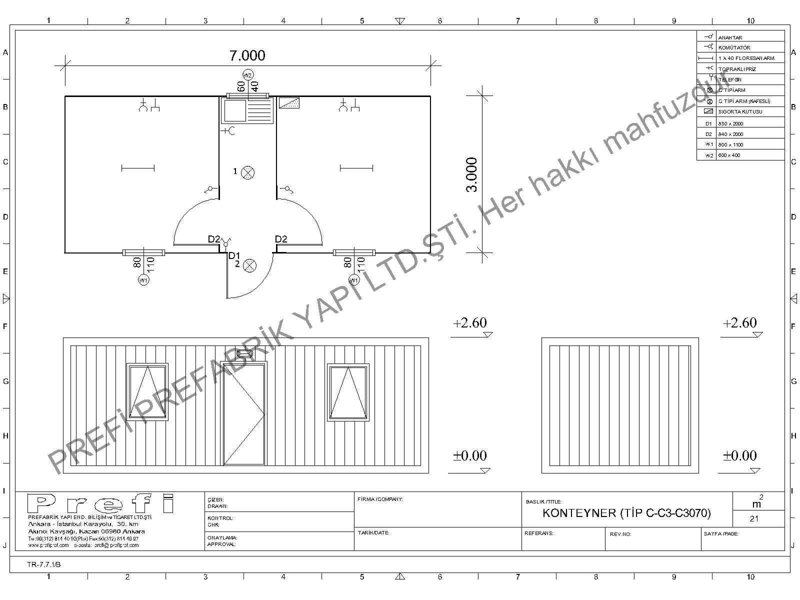 Konteyner Ofis Tip C