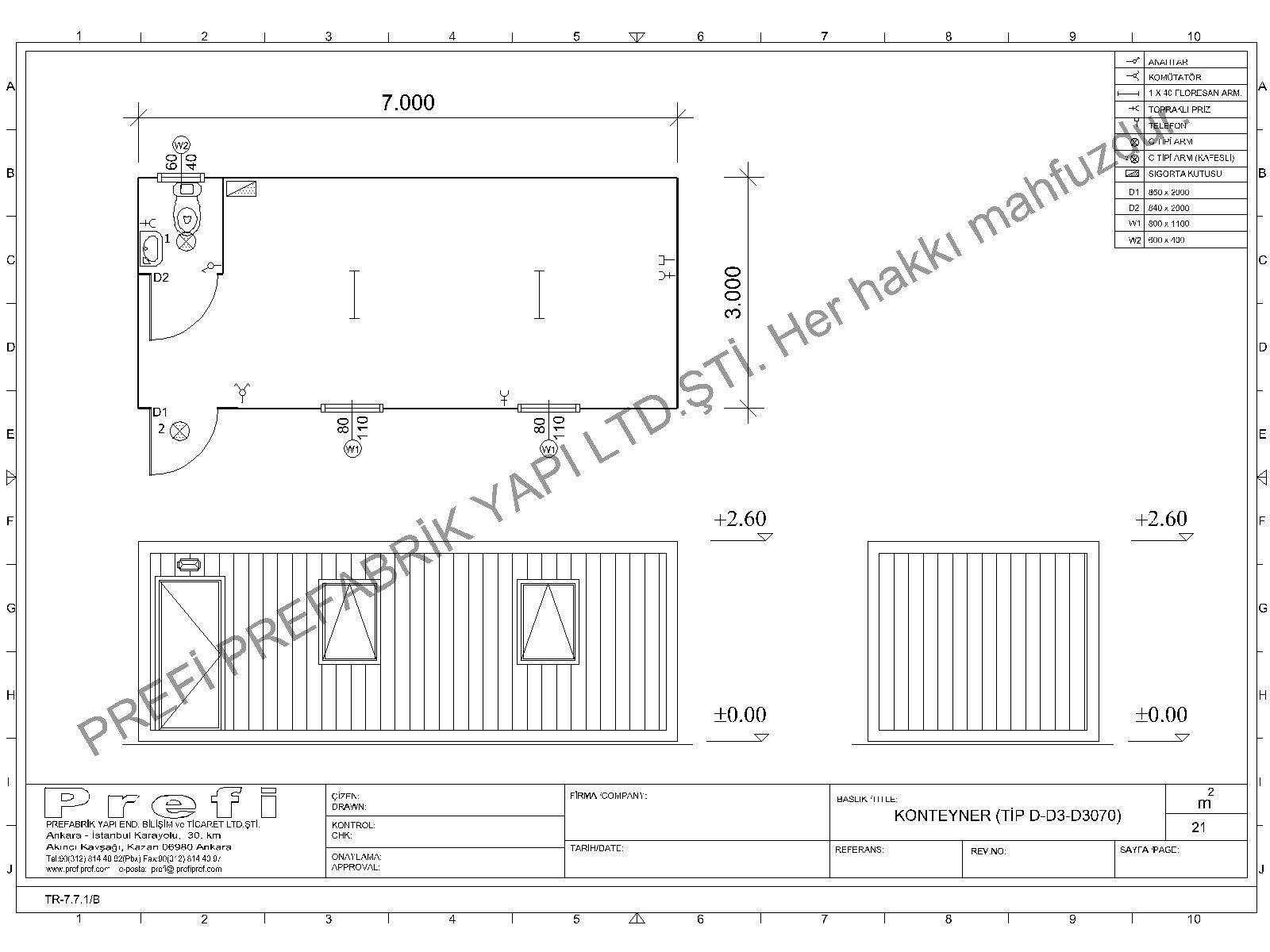 Konteyner Ofis Tip D