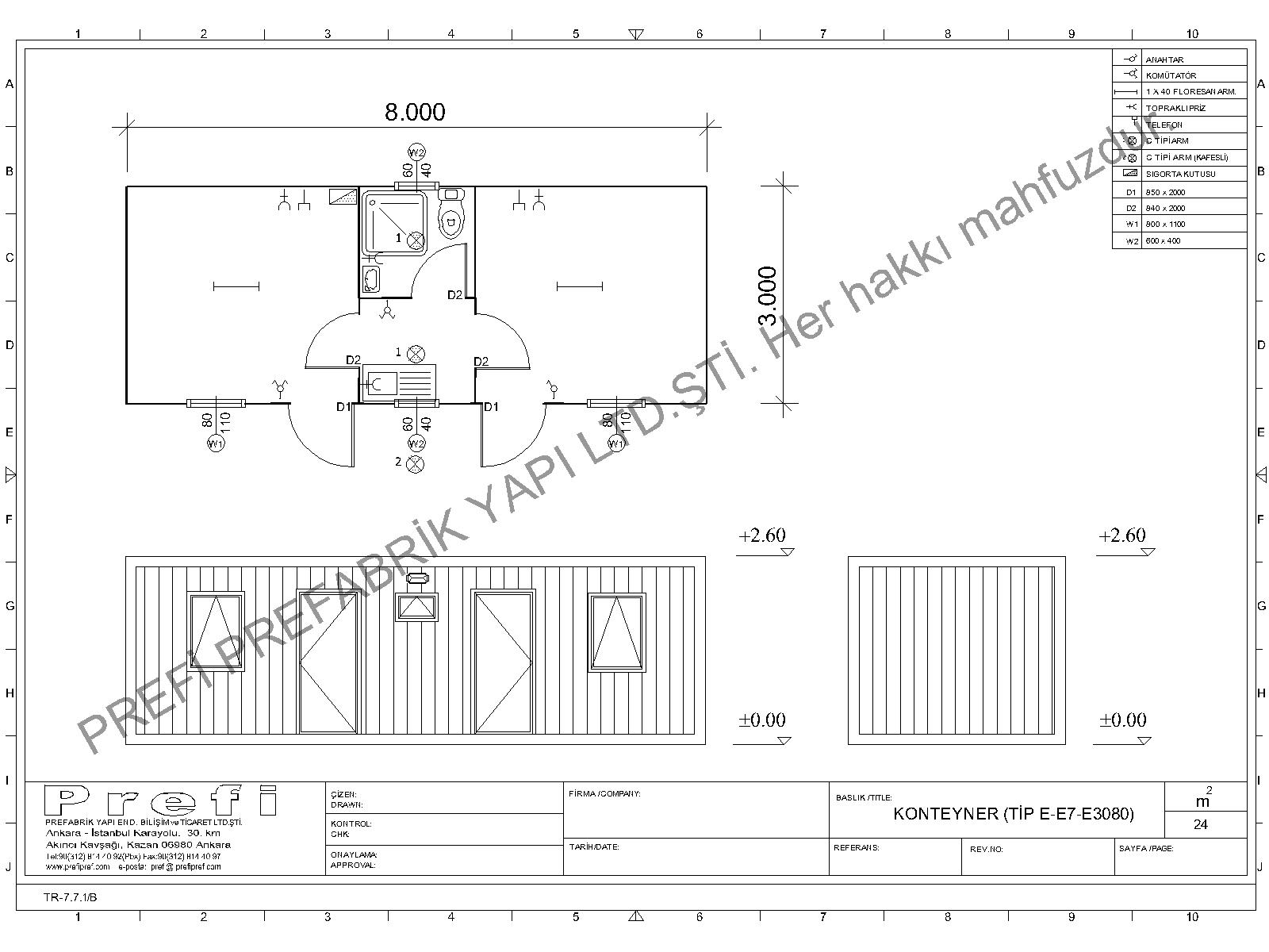 Konteyner Ofis Tip E2