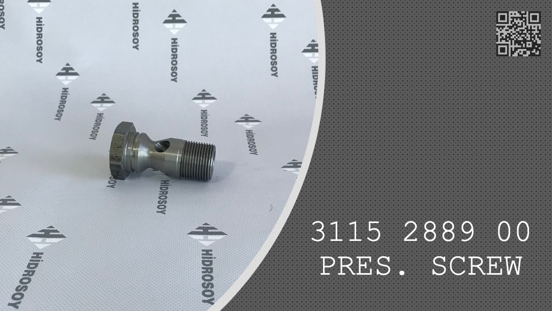 PRESSURE SCREW - 3115 2889 00 - 3115288900