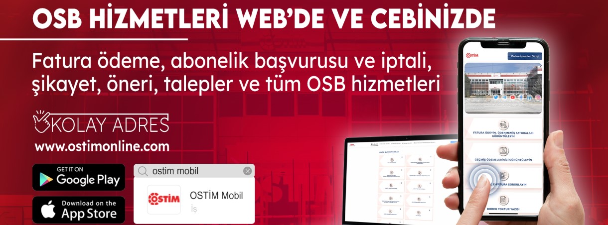 OSB Hizmetlerini Web ve Mobil’den Sunuyor