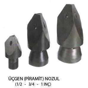 ÜÇGEN (PİRAMİT) TİP NOZUL