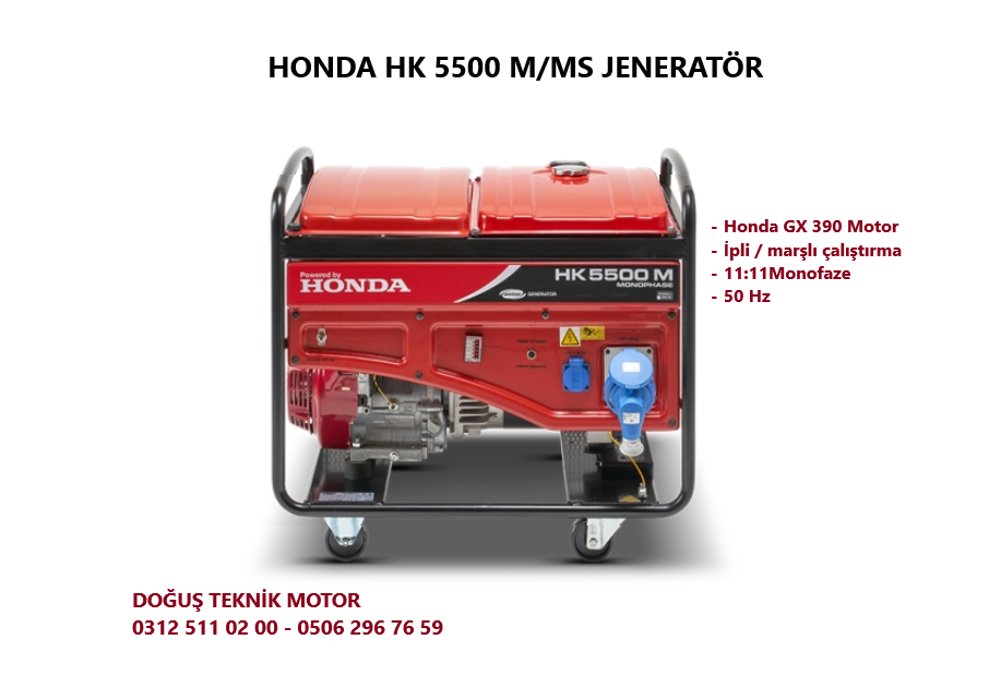 HONDA JENERATÖR OSTİM