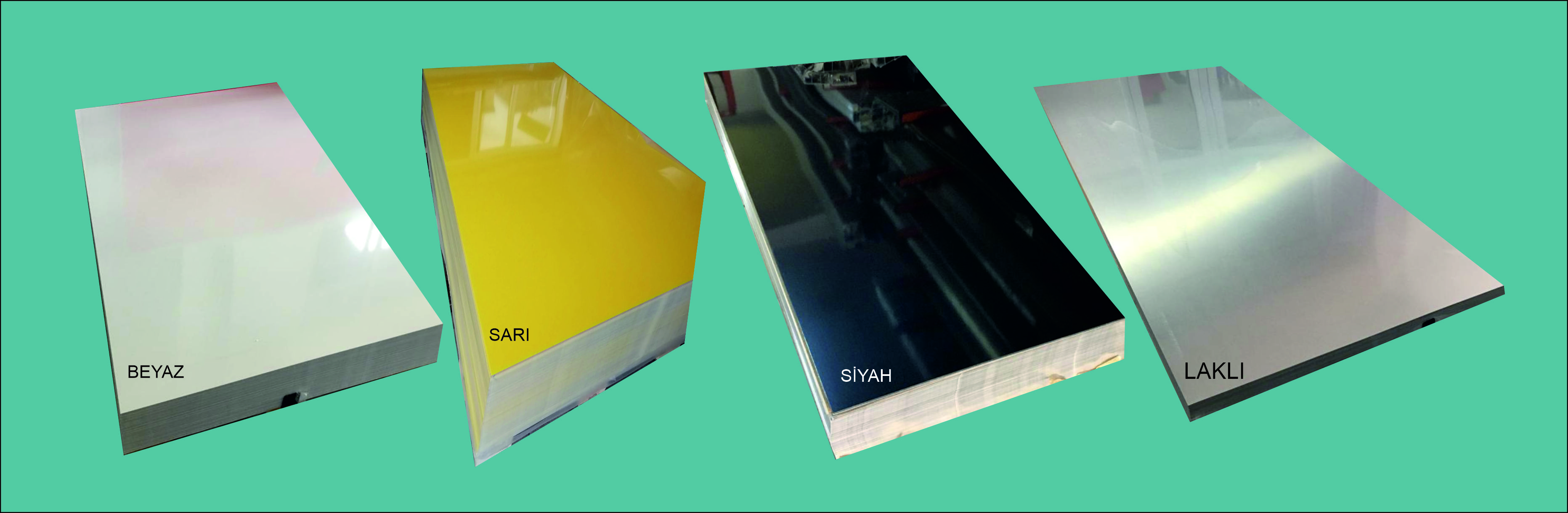 BOYALI ALÜMİNYUM LEVHA
