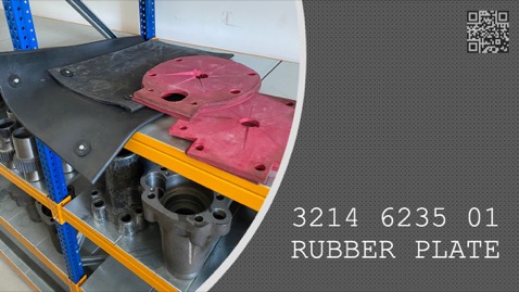 RUBBER PLATE - 3214 6235 01 - 3214623501