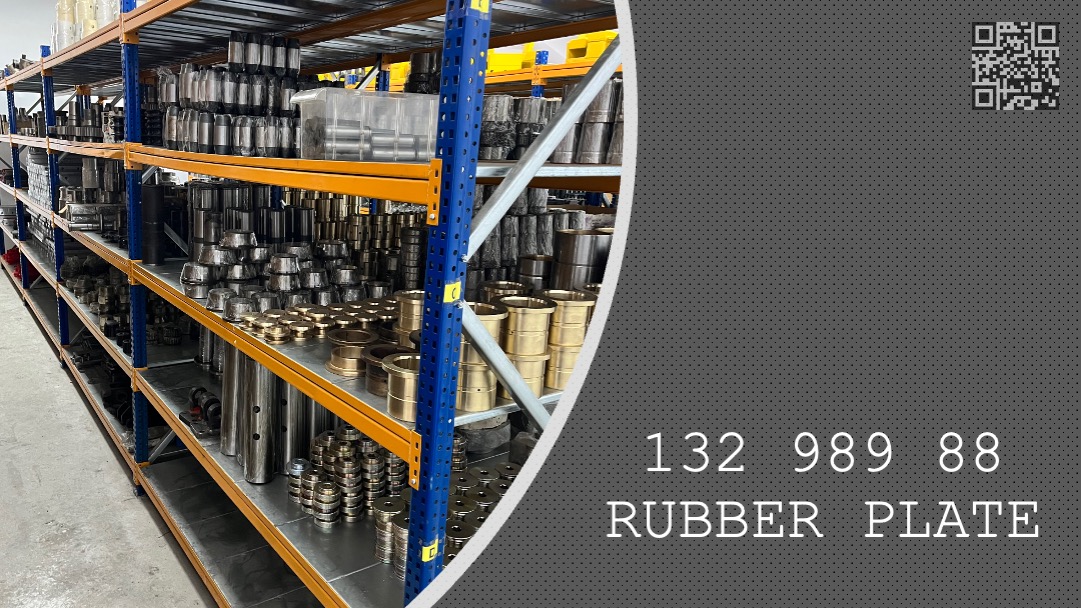 RUBBER PLATE - 132 989 88 - 13298988