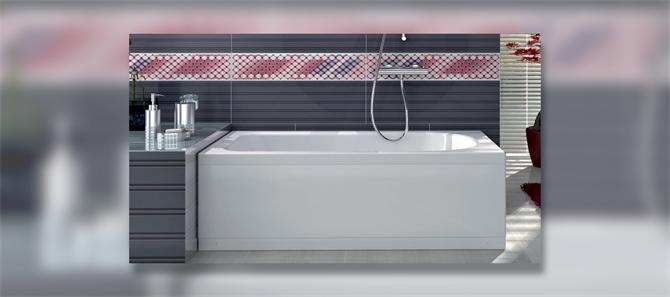 Rectangular Flat Tub