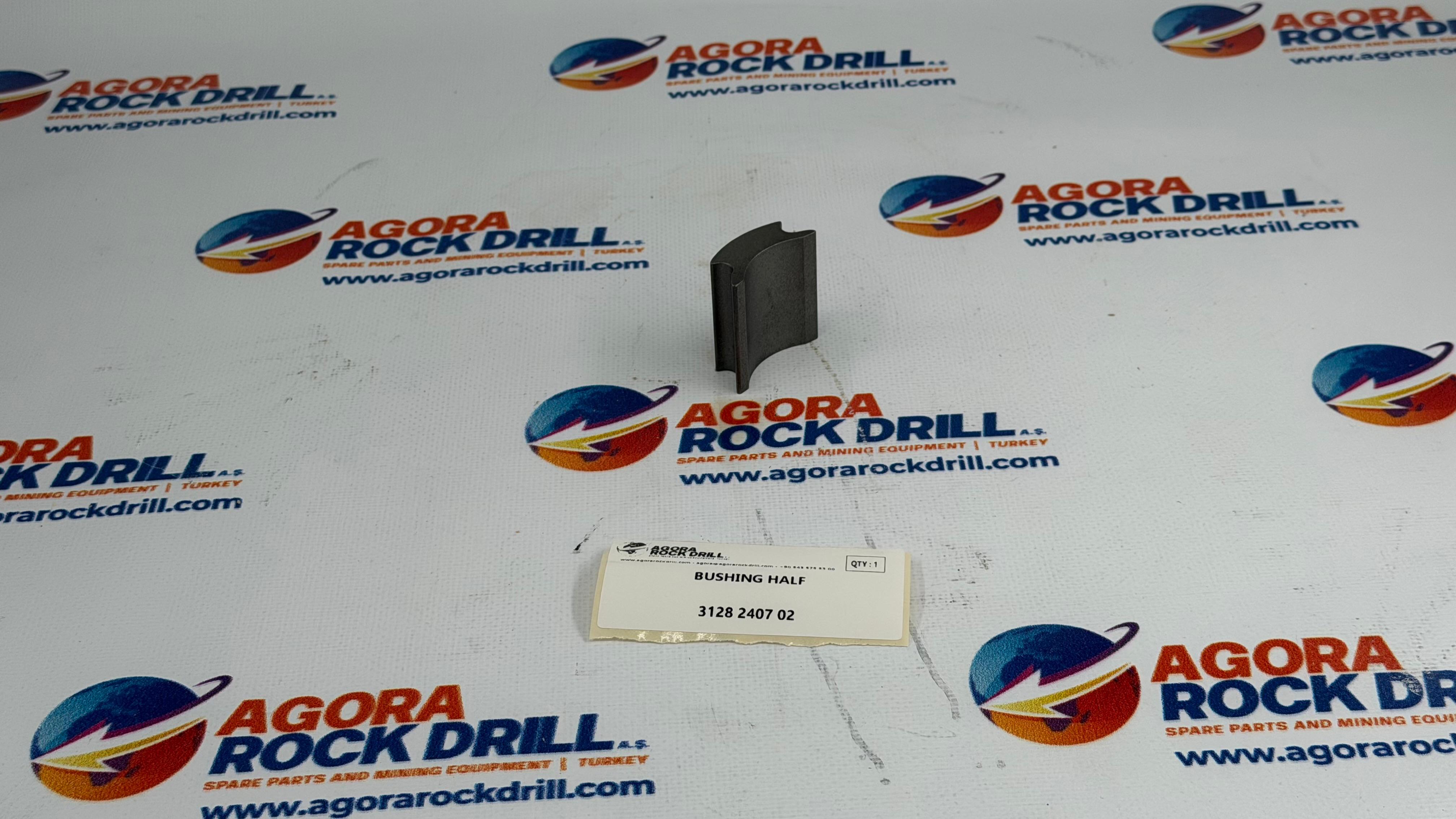 Epiroc - Atlas Copco - Bushing Half - 3128 2407 02 - 3128240702 - 3128-2407-02 