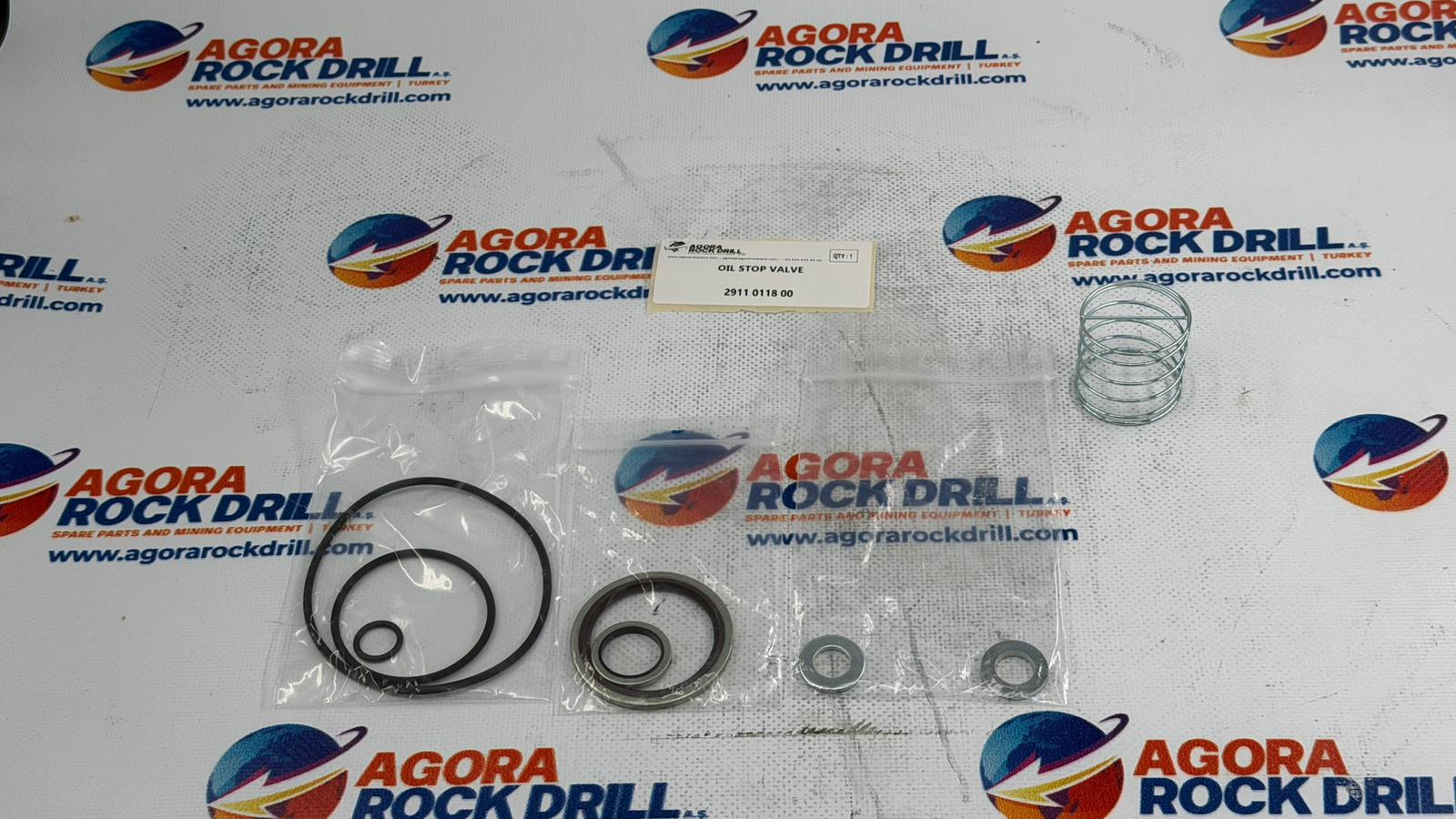 Epiroc - Atlas Copco - Oıl Stop Valve - 2911 0118 00 - 2911011800 - 2911-0118-00 