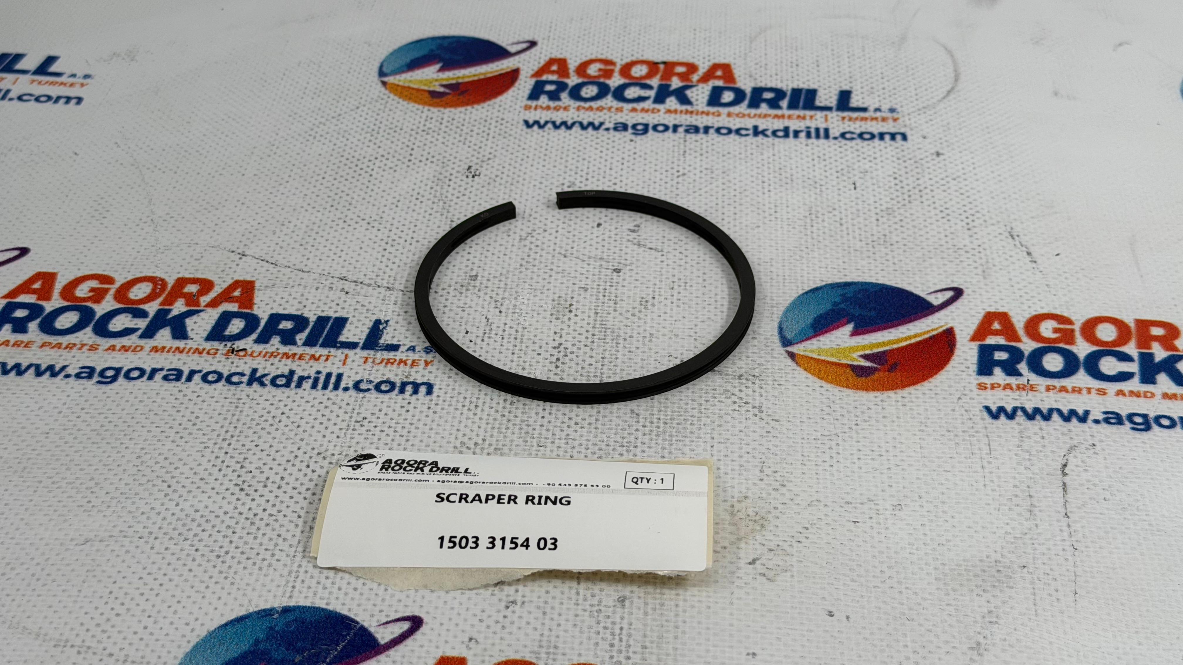 Epiroc - Atlas Copco - Scraper Ring - 1503 3154 03 - 1503315403 - 1503-3154-03