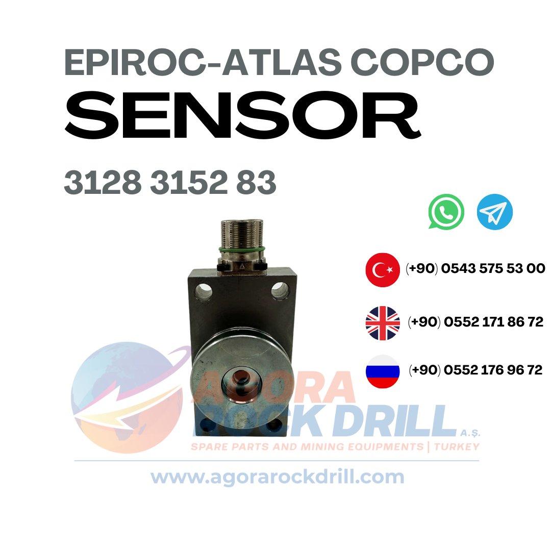 Epiroc - Atlas Copco - Sensor - 3128 3152 83 - 3128315283 - 3128-3152-83 