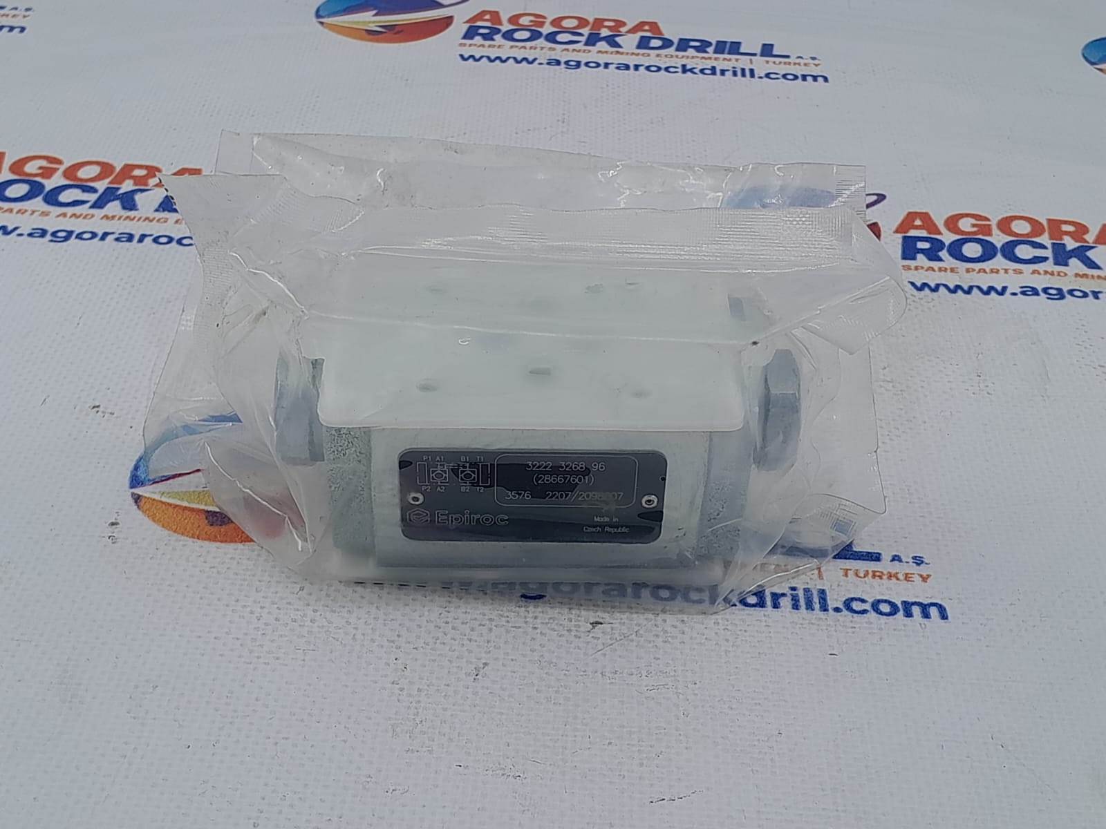 Epiroc - Atlas Copco - Double Check Valve - 3222 3268 96 - 3222326896 - 3222-3268-96 