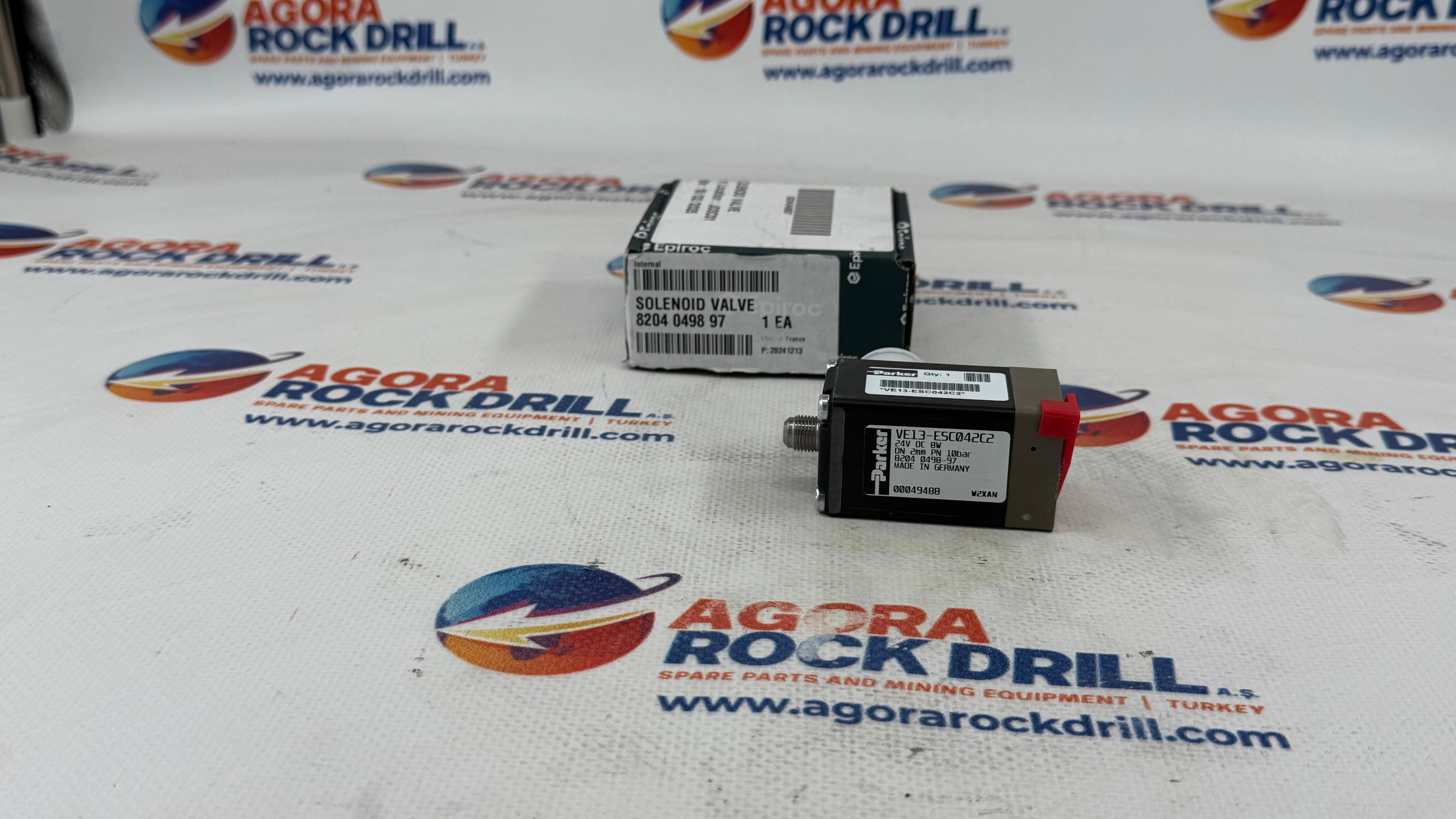 Epiroc - Atlas Copco - Solenoid Valve - 8204 0498 97 - 8204049897 - 8204-0498-97 