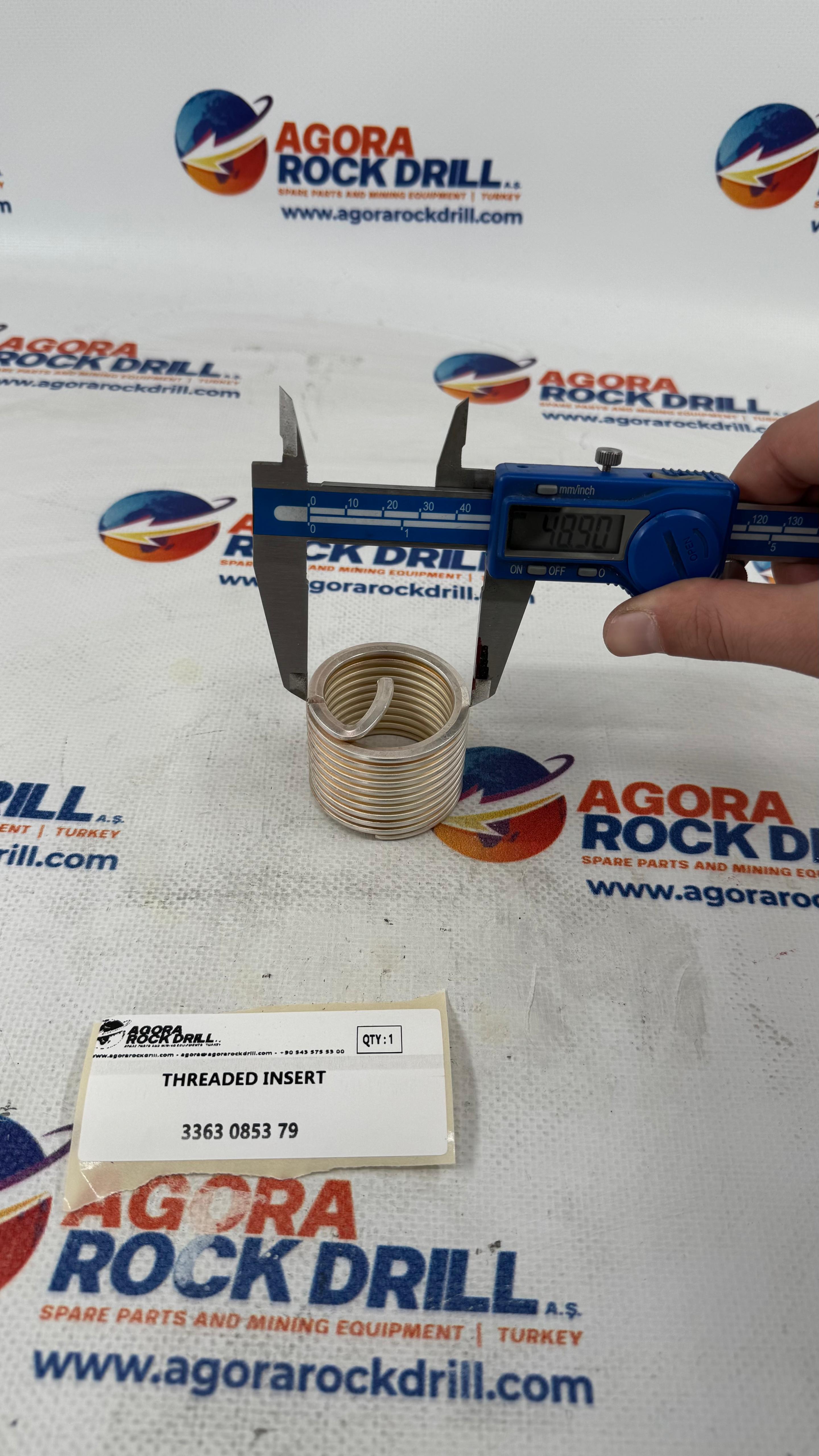 Epiroc - Atlas Copco - Threaded İnsert - 3363 0853 79 - 3363085379 - 3363-0853-79 