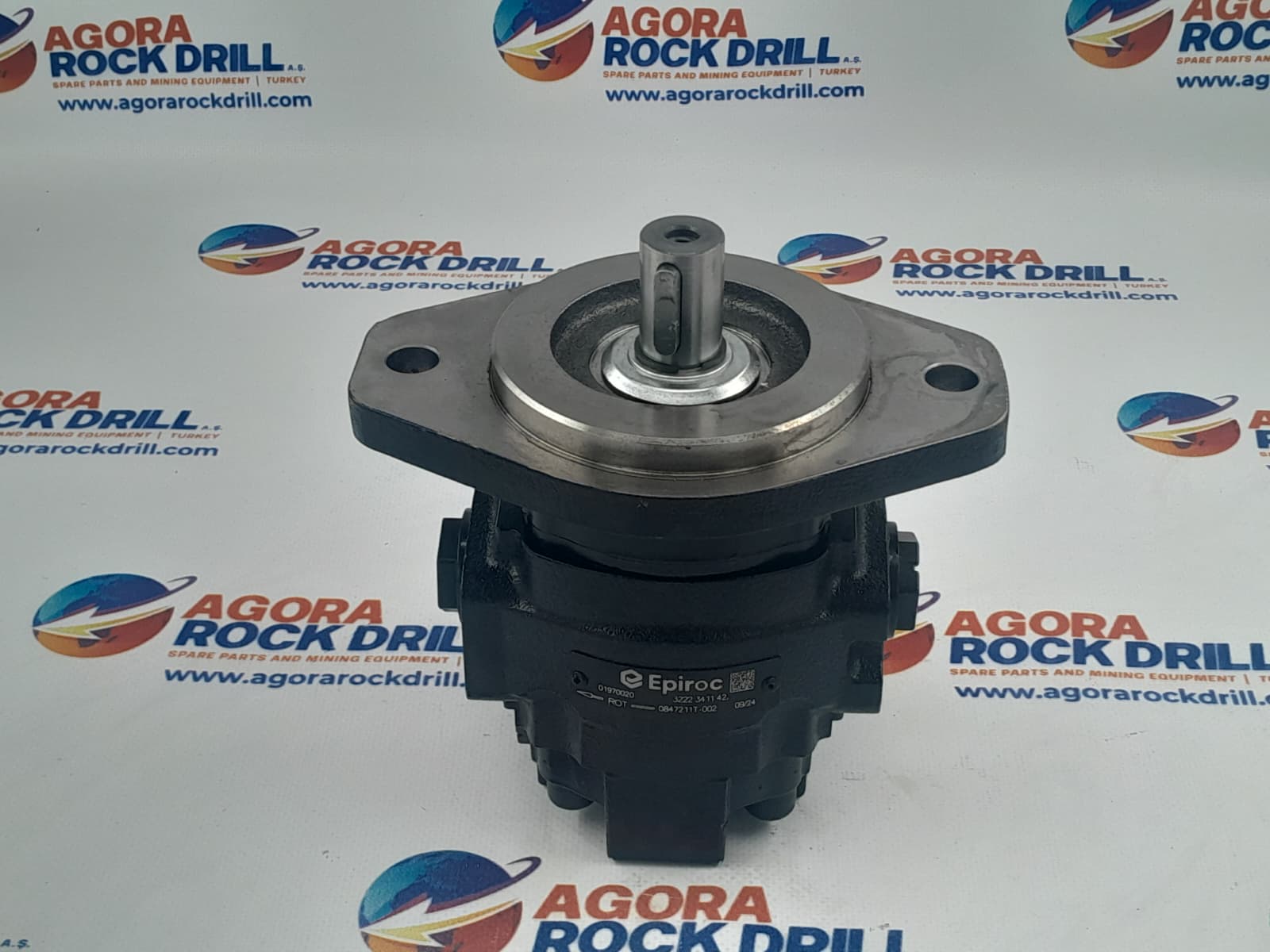 Epiroc - Atlas Copco -  Gear Motor - 3222 3411 42 - 3222341142 - 3222-3411-42