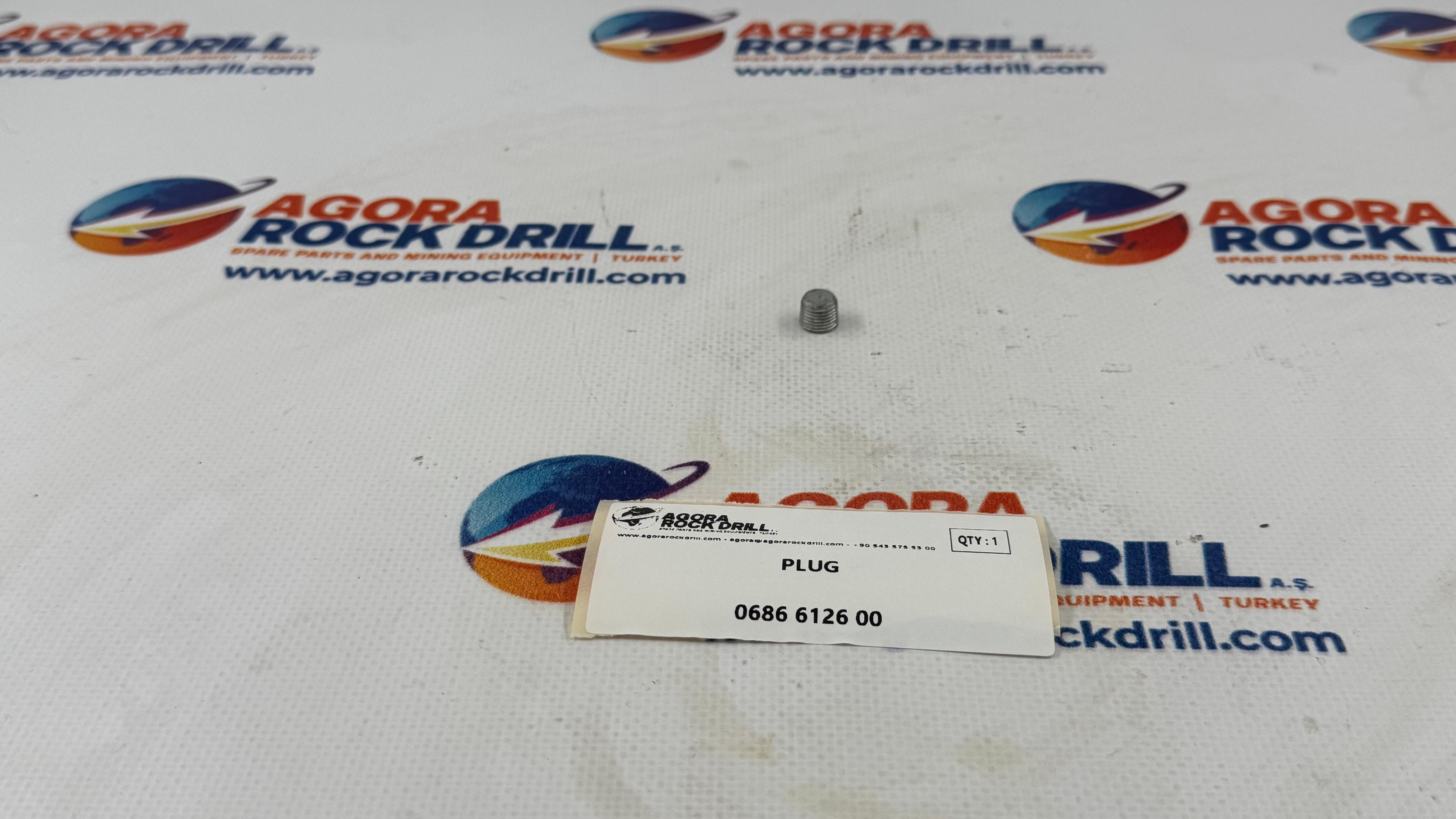 Epiroc - Atlas Copco - Plug - 0686 6126 00 - 0686612600 - 0686-6126-00