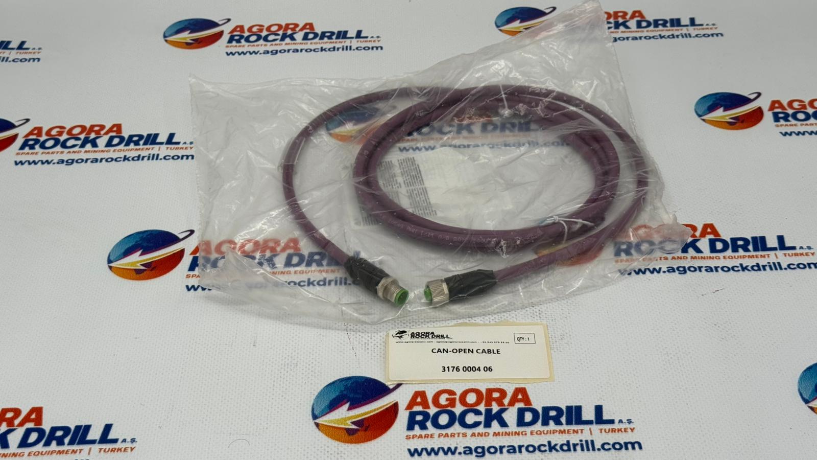 Epiroc - Atlas Copco - Can-Open Cable - 3176 0004 06 - 3176000406 - 3176-0004-06 