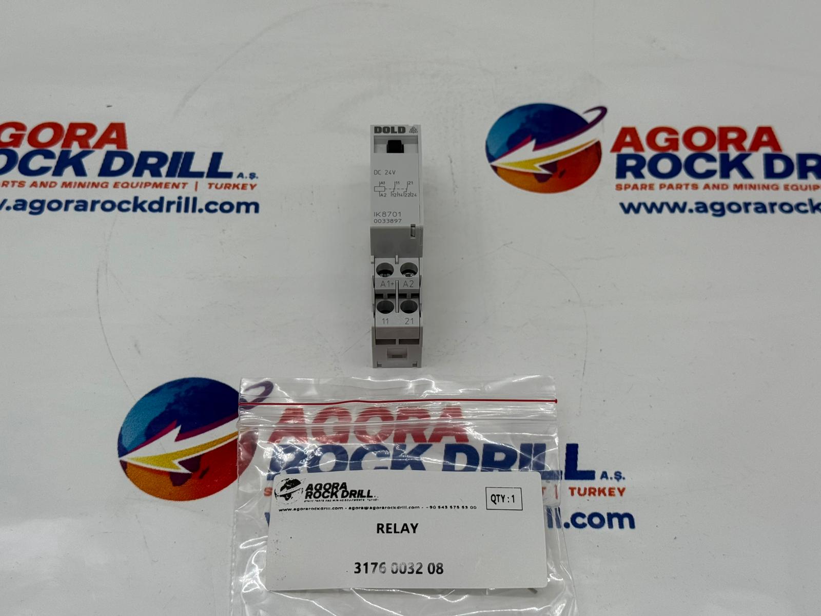 Epiroc - Atlas Copco - Relay - 3176 0032 08 - 3176003208 - 3176-0032-08 