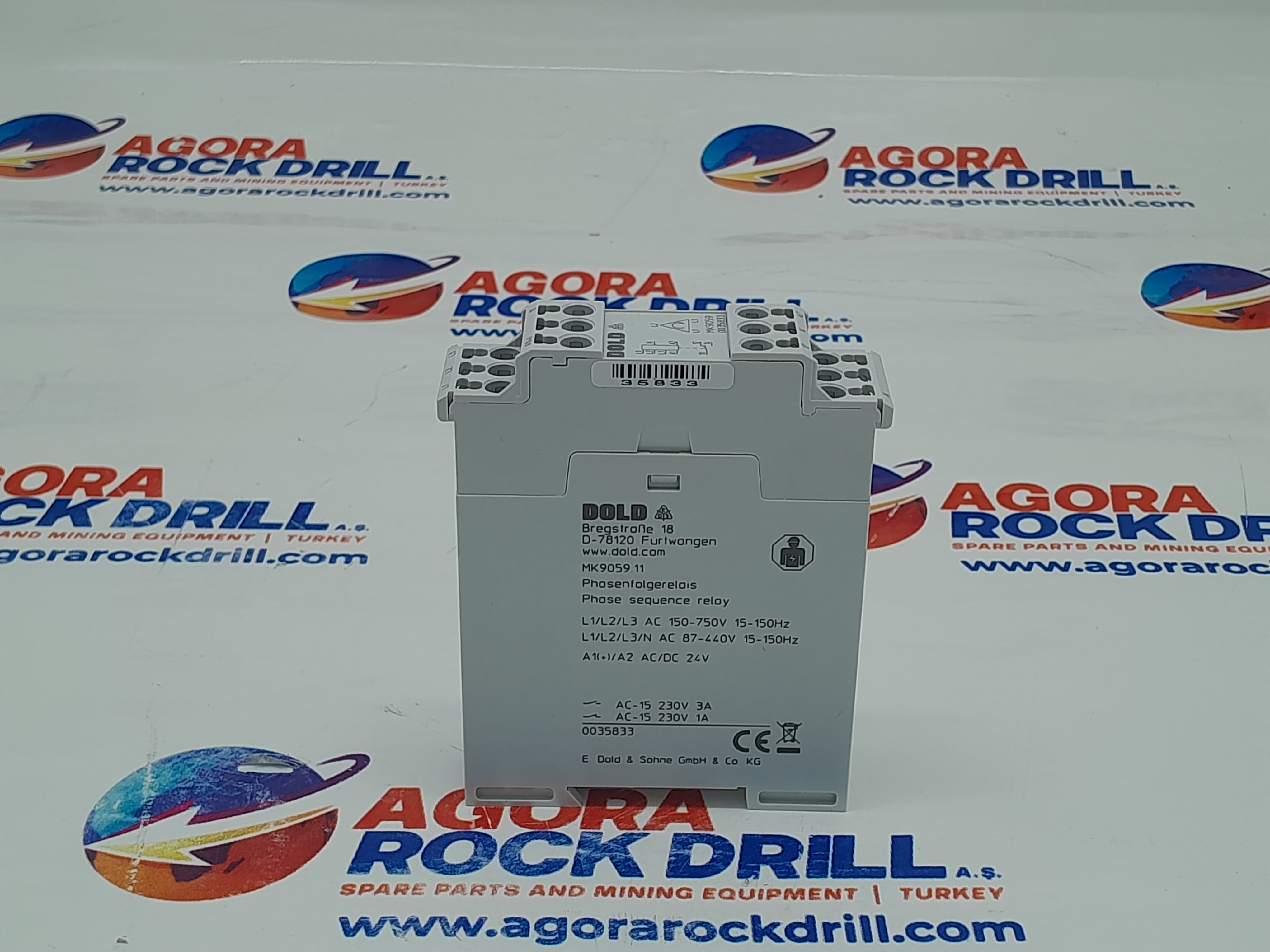 Epiroc - Atlas Copco - Phase Seq. Relay - 3217 9708 03 - 3217970803 - 3217-9708-03 