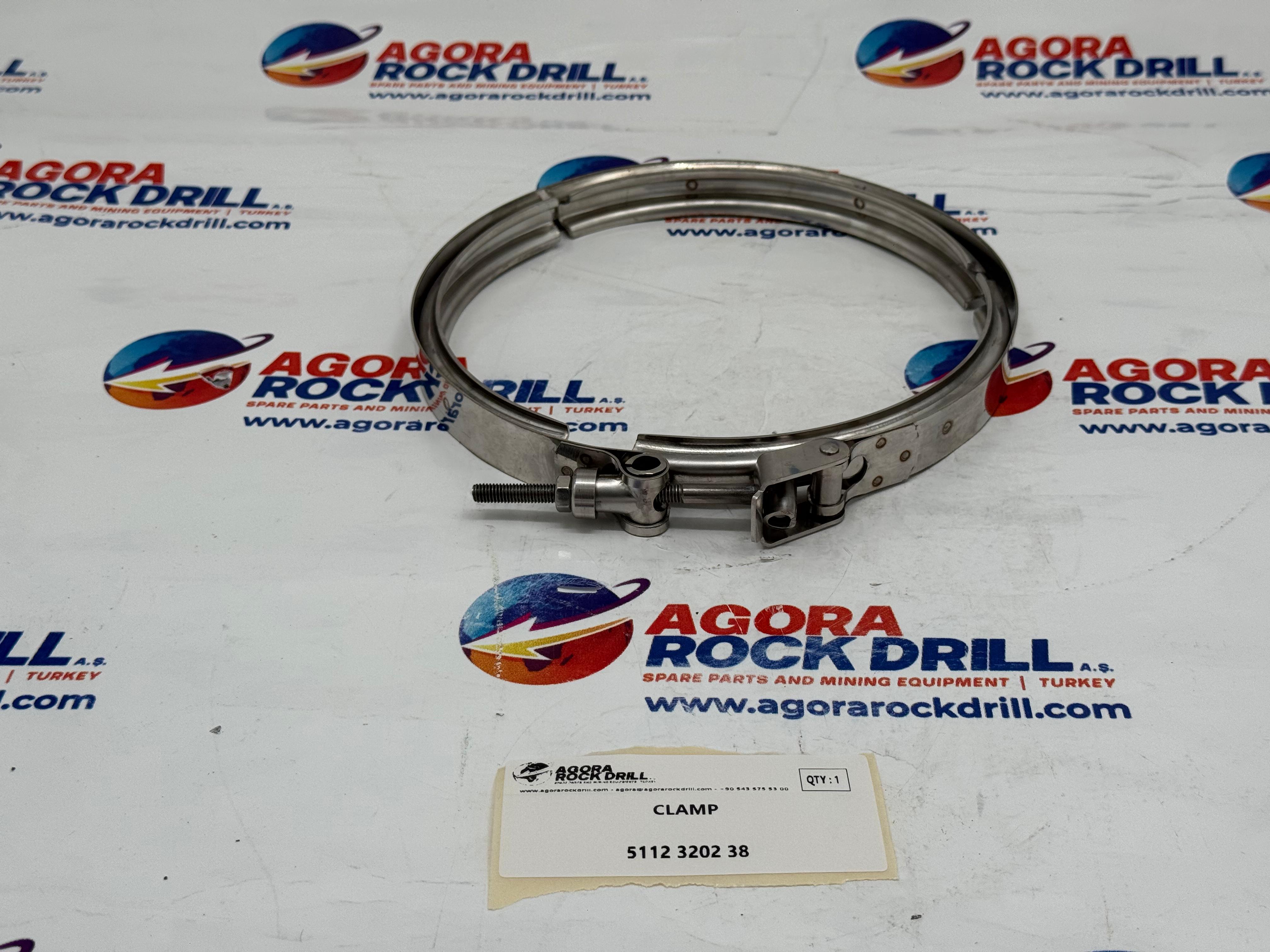 Epiroc - Atlas Copco - Clamp - 5112 3202 38 - 5112320238 - 5112-3202-38 