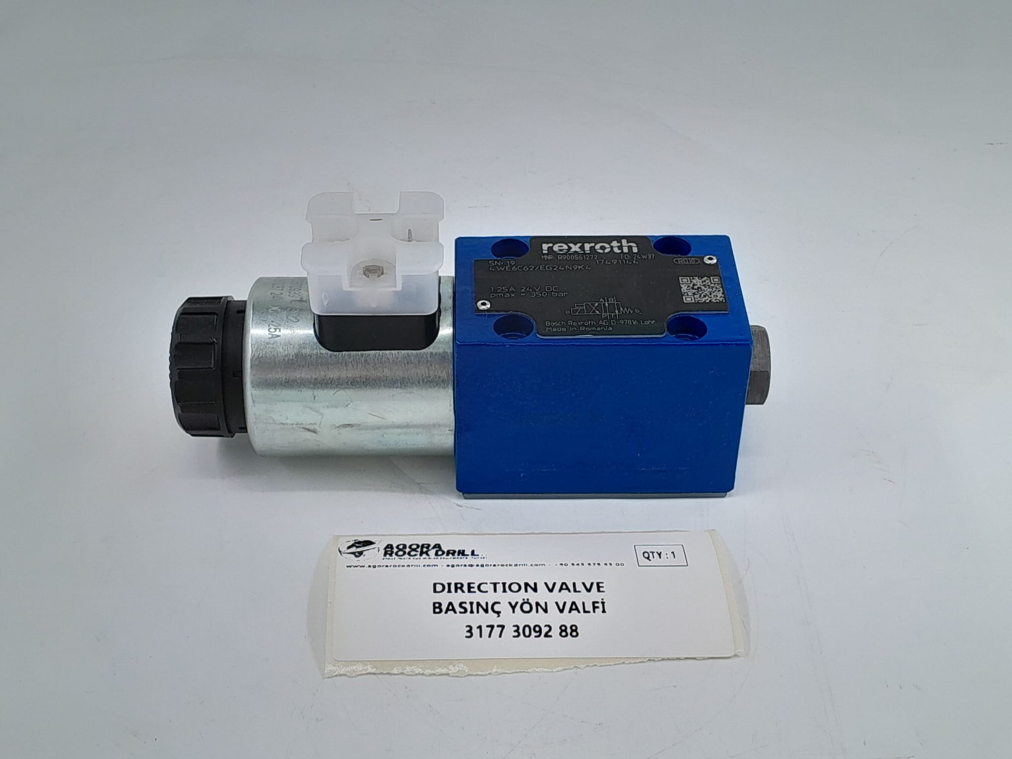 Epiroc - Atlas Copco - Direction Valve - 3177 3092 88 - 3177309288 - 3177-3092-88 