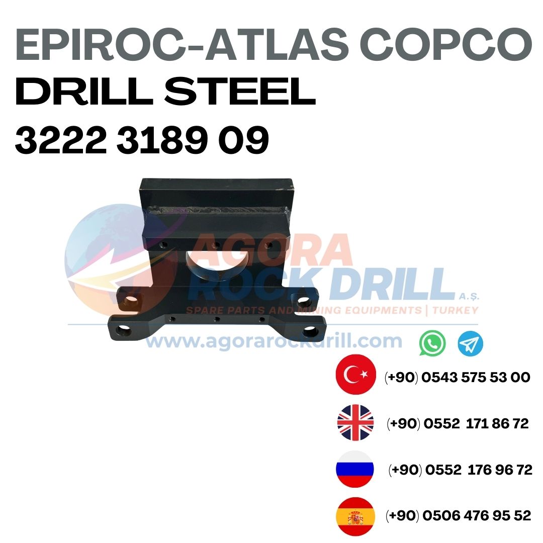 Epiroc - Atlas Copco - Drill Steel - 3222 3189 09 - 3222318909 - 3222-3189-09 