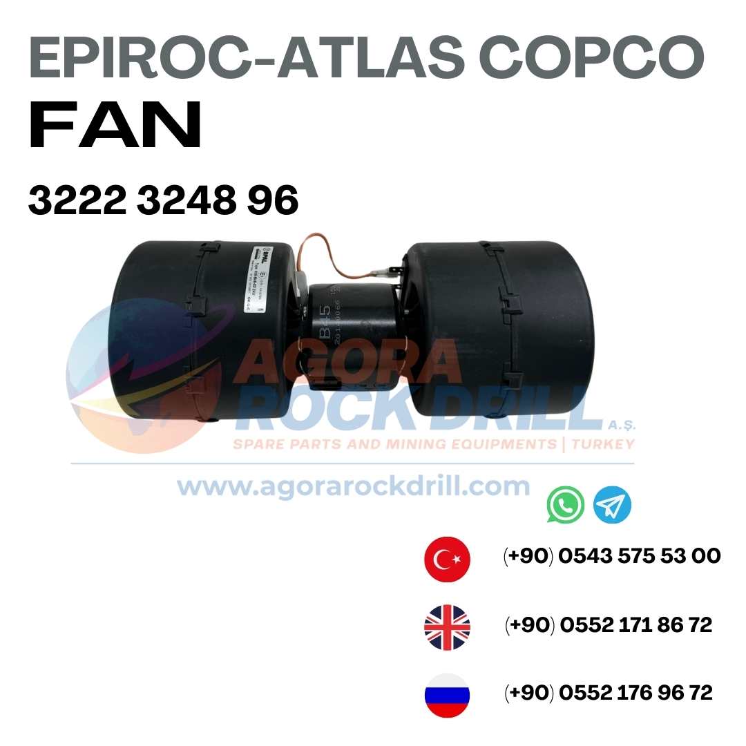 Epiroc - Atlas Copco - Fan - 3222 3248 96 - 3222324896 - 3222-3248-96