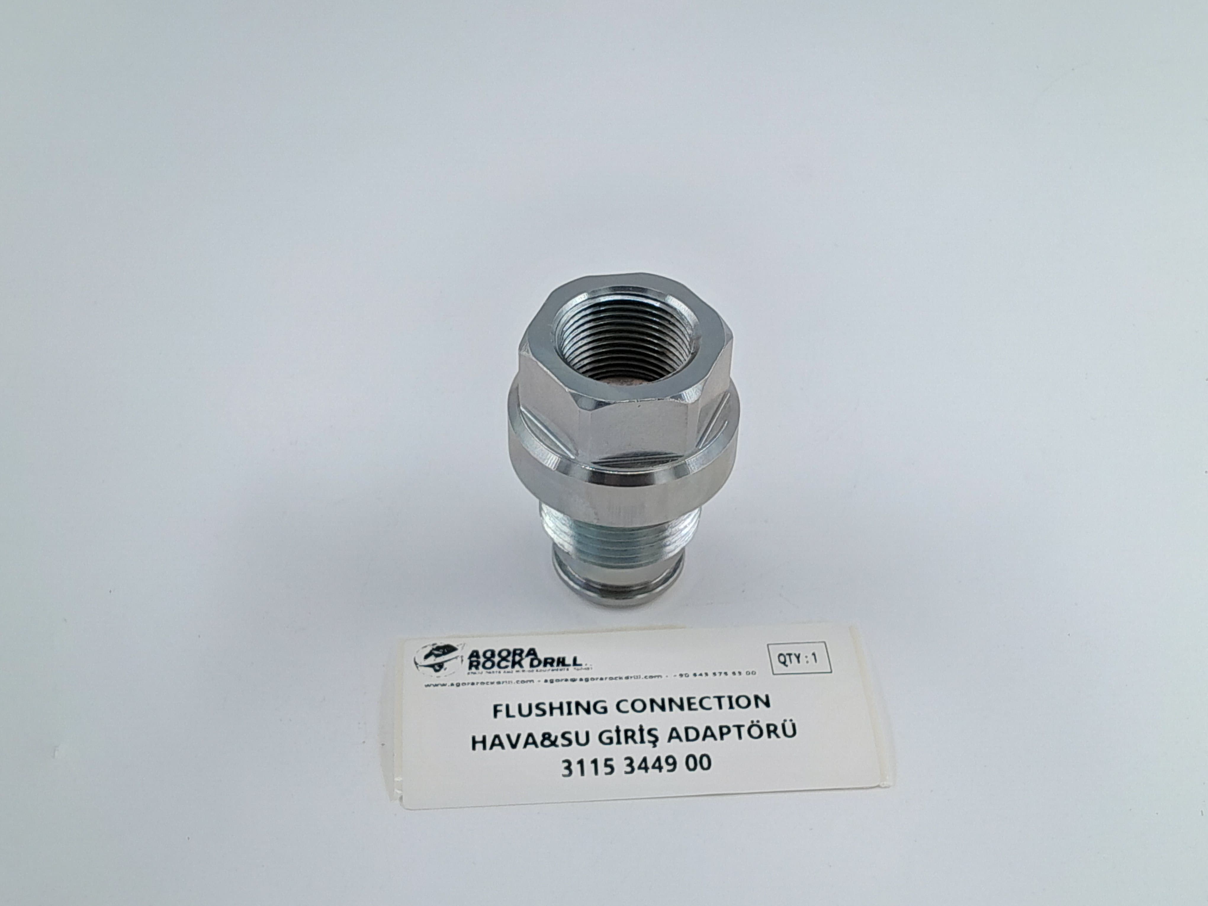 Epiroc - Atlas Copco - Flushing Connection - 3115 3449 00 - 3115344900 - 3115-3449-00 