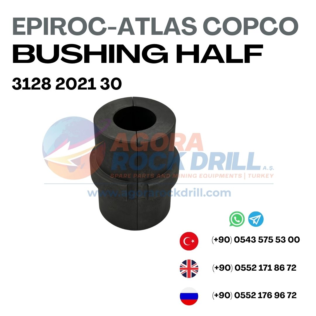 Epiroc - Atlas Copco - Bushing Half - 3128 2021 30 - 3128202130 - 3128-2021-30 