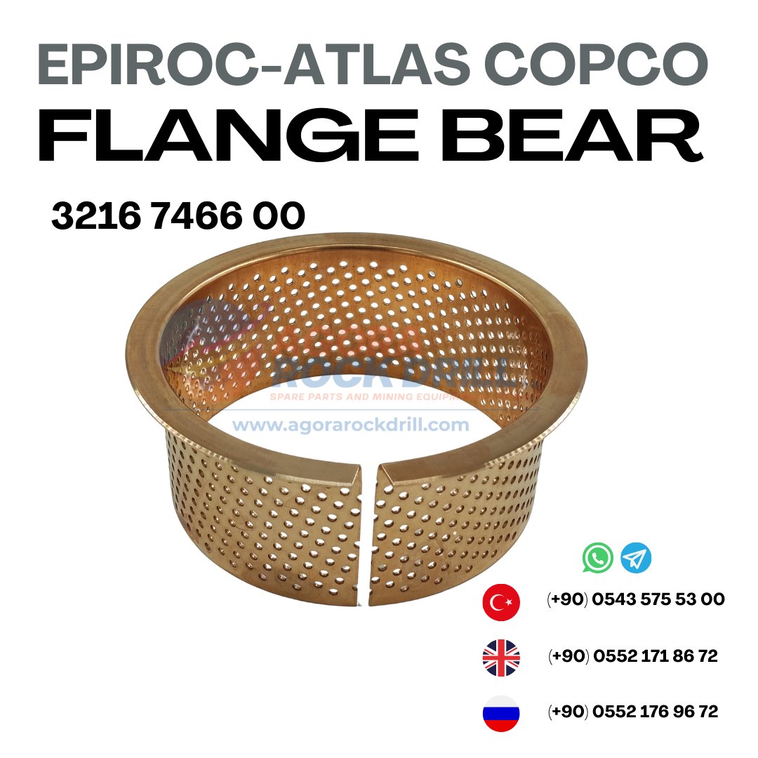 Epiroc - Atlas Copco - Flange Bear - 3216 7466 00 - 3216746600 - 3216-7466-00 