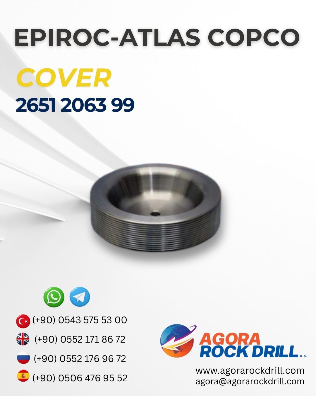 Epiroc - Atlas Copco - Cover - 2651 2063 99 - 2651206399 - 2651-2063-99