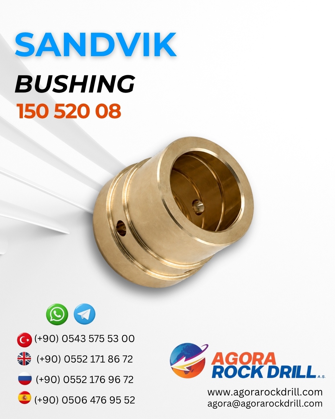 Sandvik - Bushing - 150 520 08 - 15052008