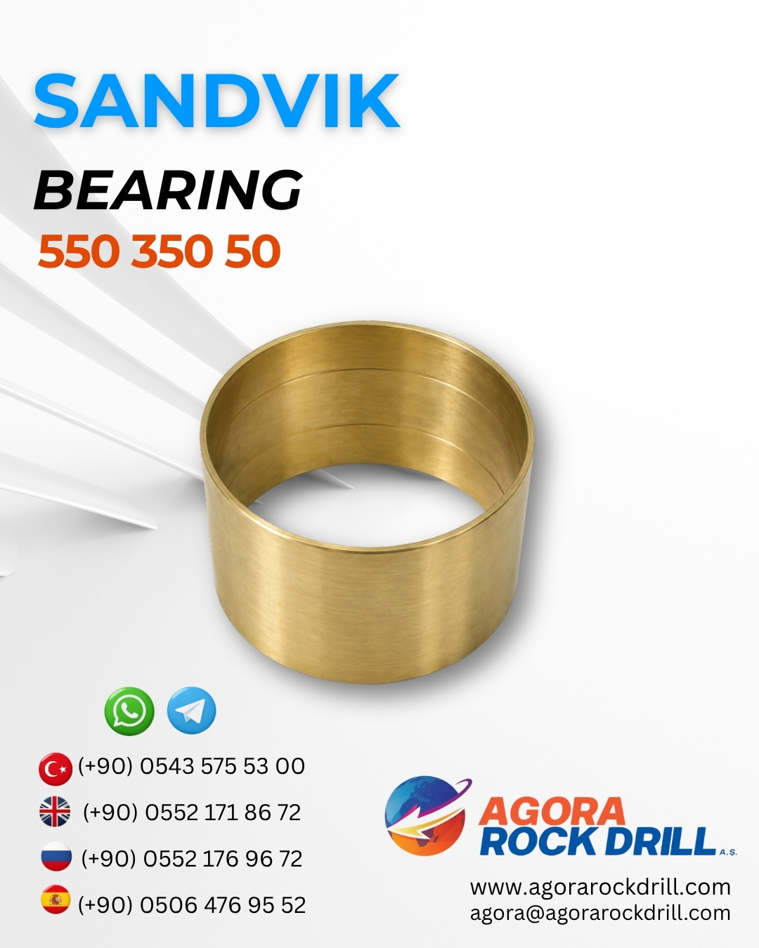 Sandvik - Bearing - 550 350 50 - 55035050