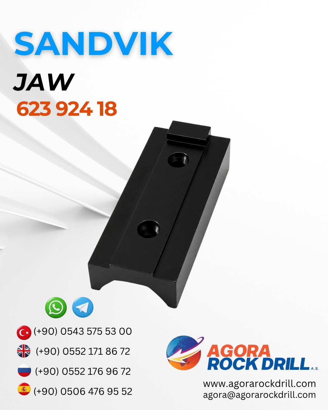 Sandvik - Jaw - 623 924 18 - 62392418