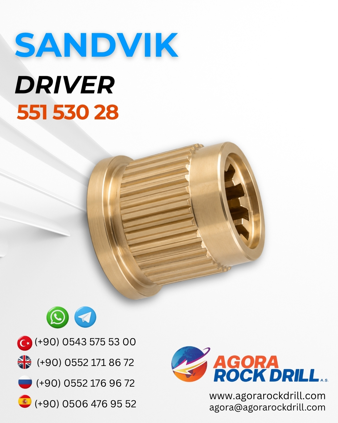Sandvik - Driver - 551 530 28 - 55153028