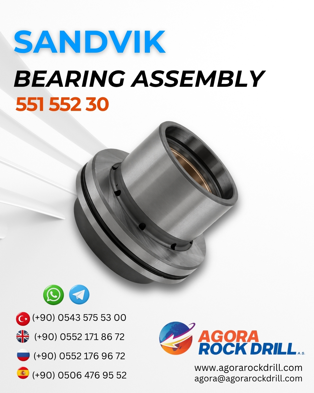 Sandvik - Bearing Assembly - 551 552 30 - 55155230