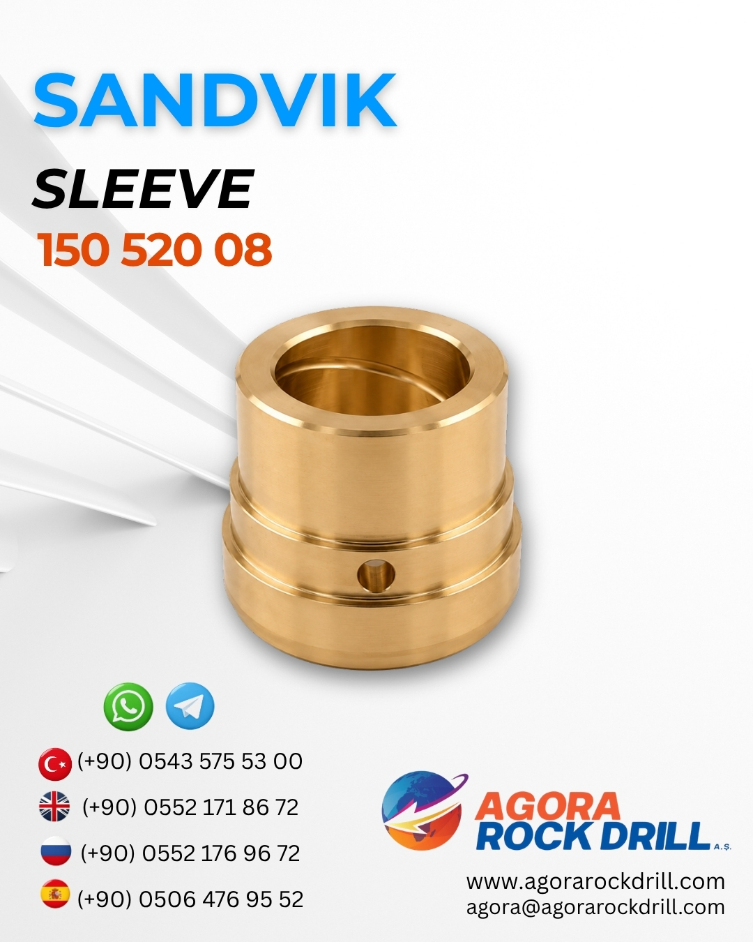 Sandvik - Sleeve - 150 520 08 - 15052008