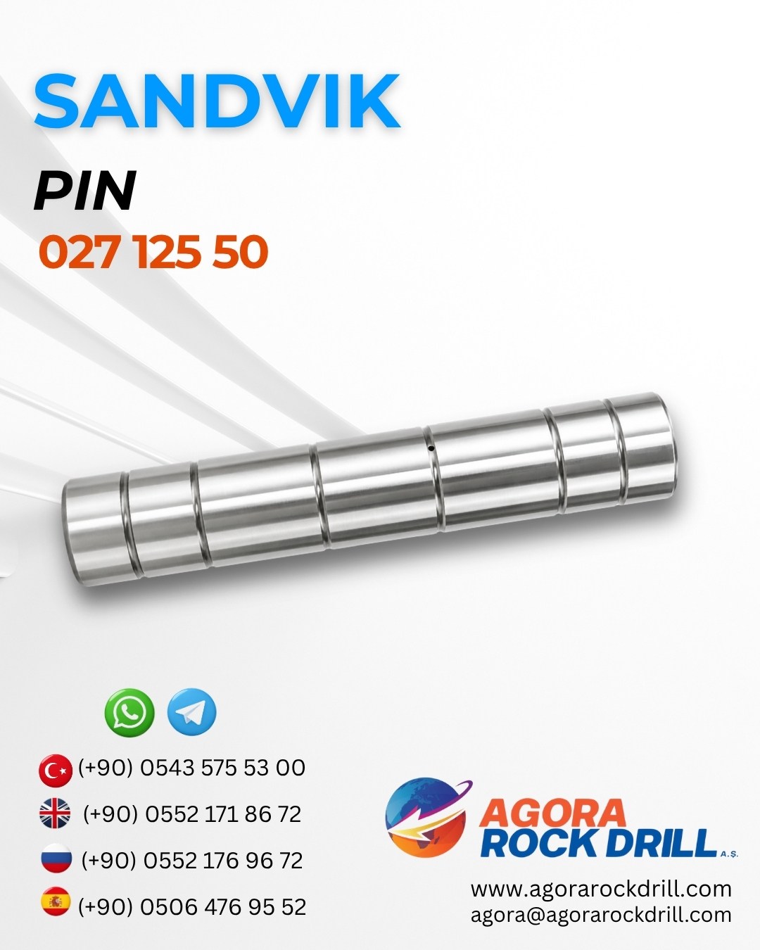 Sandvik - Pin - 027 125 50 - 02712550
