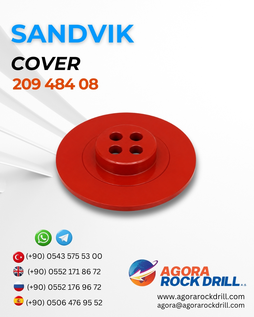 Sandvik - Cover - 209 484 08 - 20948408