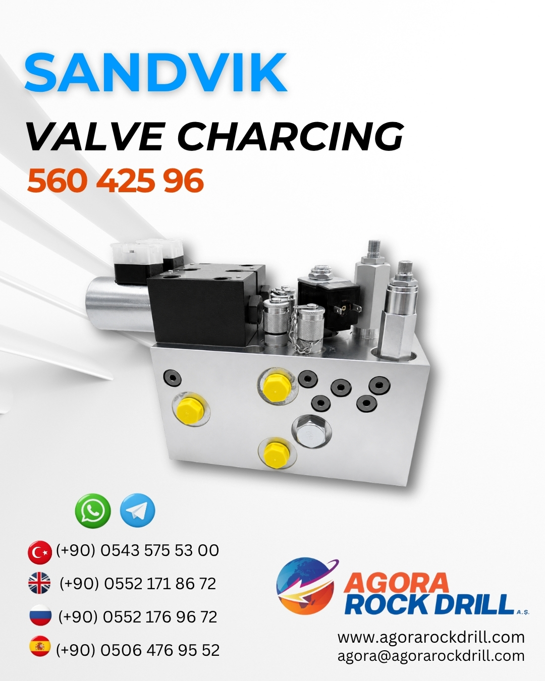 Sandvik - Valve Charcing - 560 425 96 - 56042596