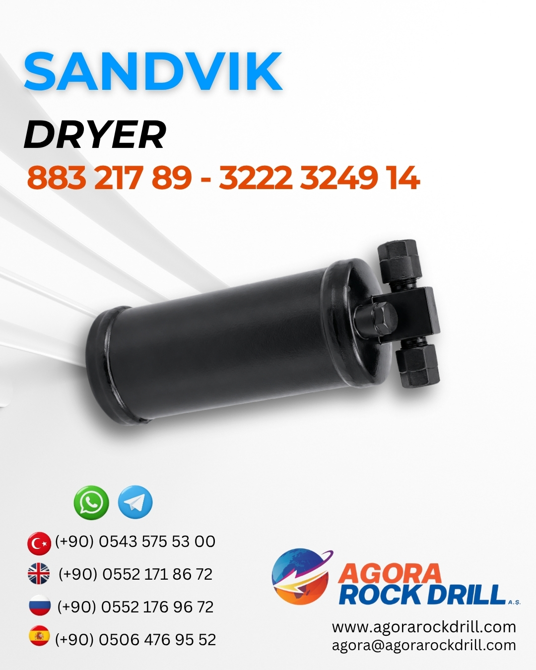 Sandvik - Dryer - 883 217 89 - 3222 3249 14 / 88321789 - 3222324914