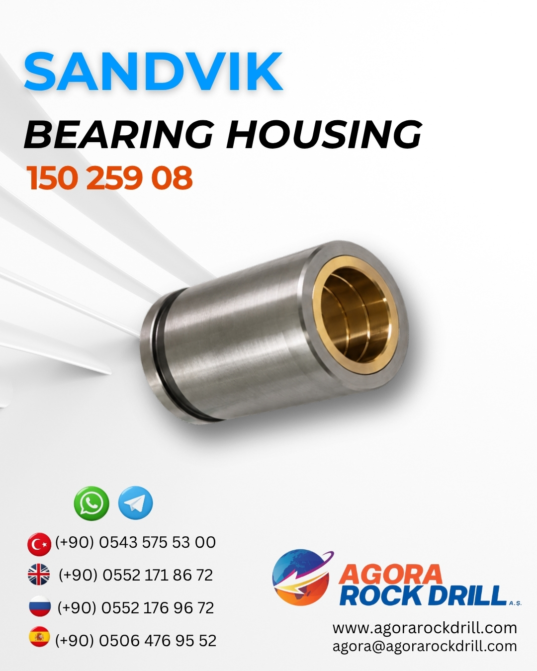 Sandvik - Bearing Housing - 150 259 08 - 15025908