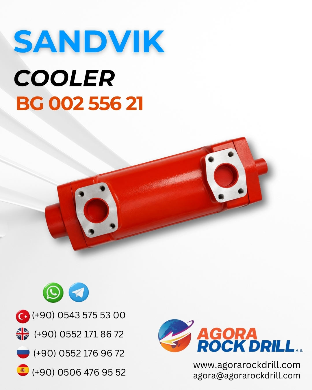 Sandvik - Cooler - BG 002 556 21 - BG00255621 