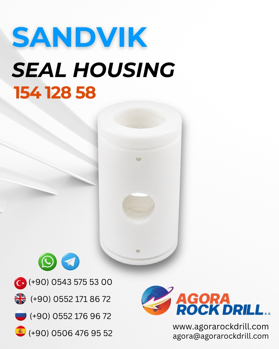 Sandvik - Seal Housing - 154 128 58 - 15412858
