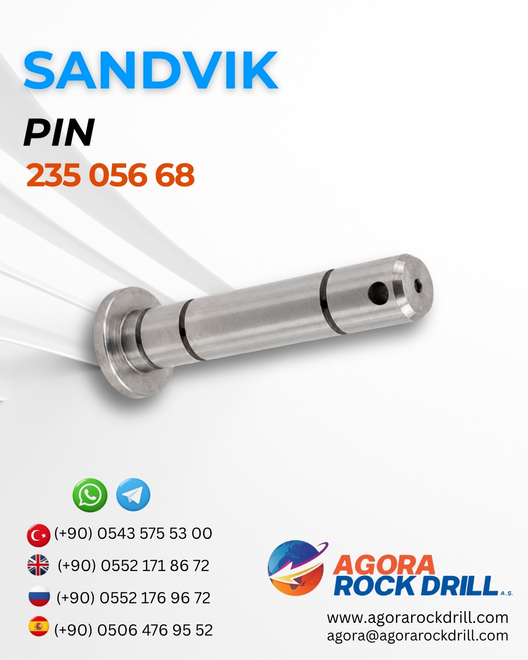 Sandvik - Pin - 235 056 68 - 23505668