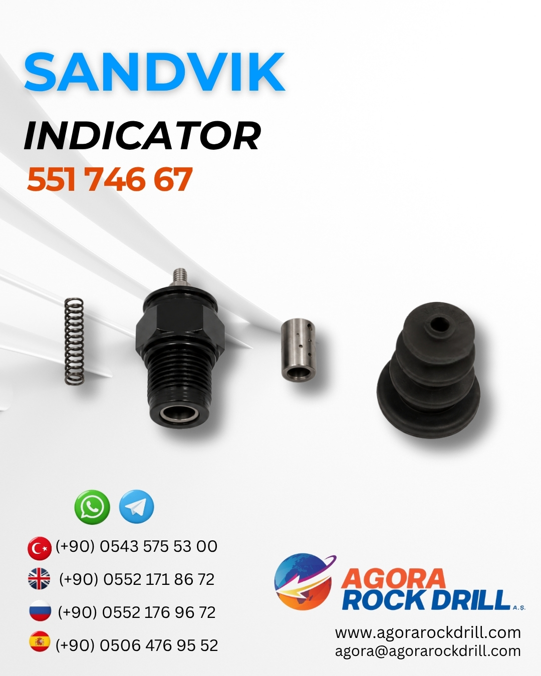Sandvik - Indıcator - 551 746 67 - 55174667 
