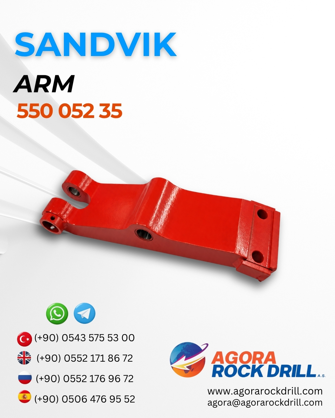 Sandvik - Arm - 550 052 35 - 55005235
