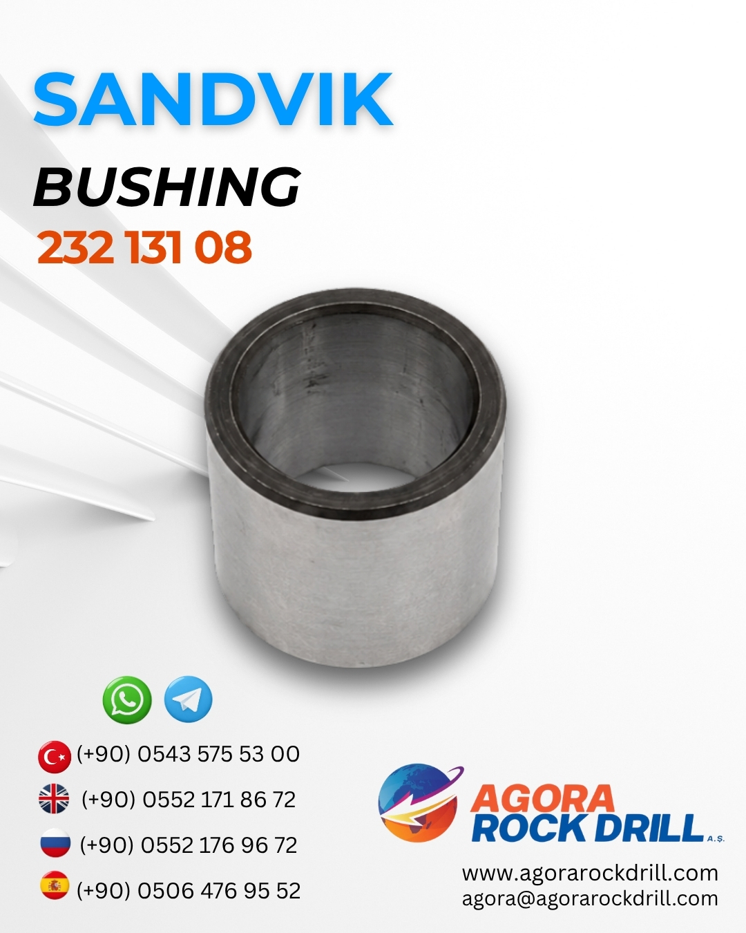 Sandvik - Bushing - 232 131 08 - 23213108